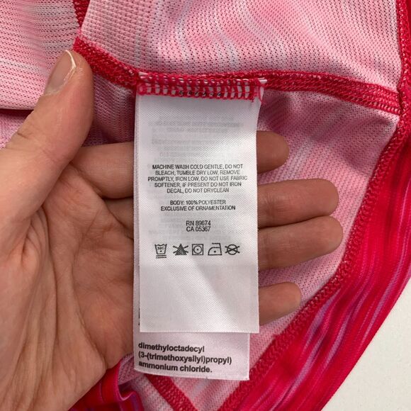 Mountain Hardwear T Shirt Womens S Pink Space Dye Wicked Electric Short Sleeve - Picture 10 of 13